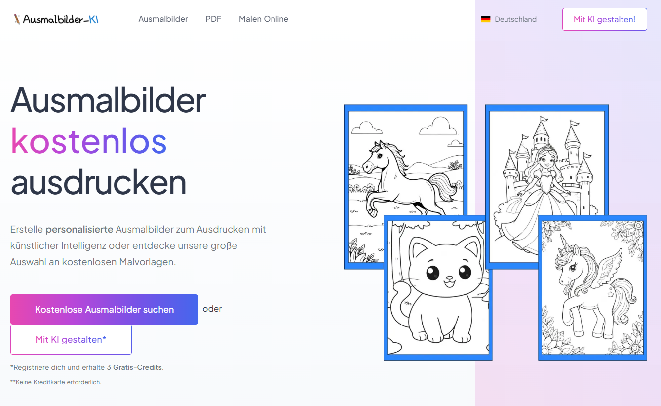 Interface do software DesenhoDePintar